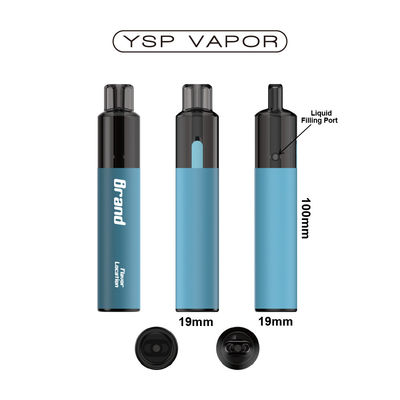 500mAh बैटरी रिफिल करने योग्य वाइप पॉड टाइप सी चार्जिंग 2ml रिफिल करने योग्य वाइप पेन