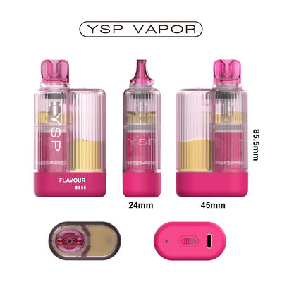 क्रिस्टल बार 30K पफ ️ मेष कॉइल डिस्पोजेबल वेप, 650mAh लंबे समय तक चलने वाला, दृश्यमान ई-जूस, बाल लॉक और समायोज्य वायु प्रवाह के साथ