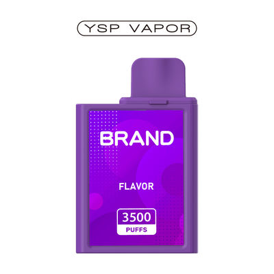 6ml 3500 Puffs रिचार्जेबल Vape Pod System Pfilled Flavored Pod Kit