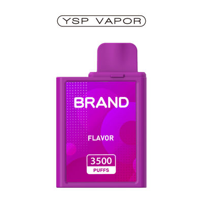 6ml 3500 Puffs रिचार्जेबल Vape Pod System Pfilled Flavored Pod Kit