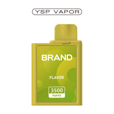 6ml 3500 Puffs रिचार्जेबल Vape Pod System Pfilled Flavored Pod Kit